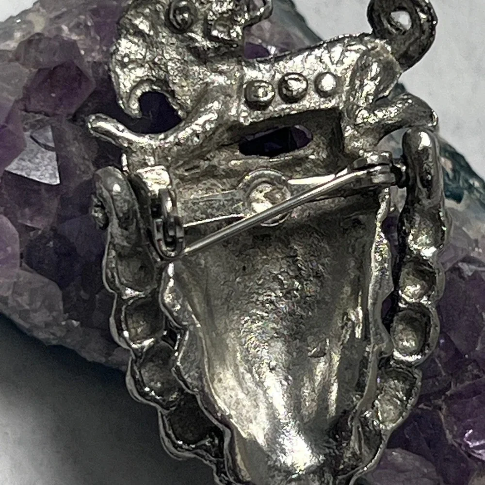 Vintage‎ Dragon Pin Brooch Medieval Fantasy Mythical Creature Jewelry